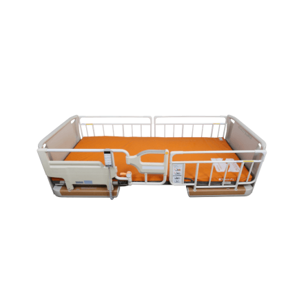 เตียงผู้ป่วยไฟฟ้า PARAMOUNT BED รุ่น Rakusho Z สีเรซิ่น พร้อมที่นอน รุ่น Stretch Fit_5
